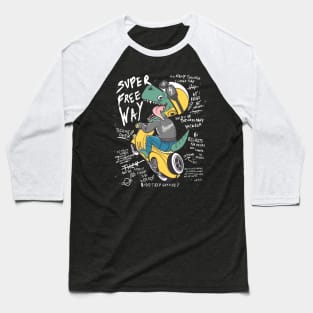 dinosaur hand drawn Baseball T-Shirt